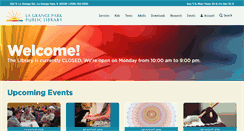 Desktop Screenshot of lplibrary.org
